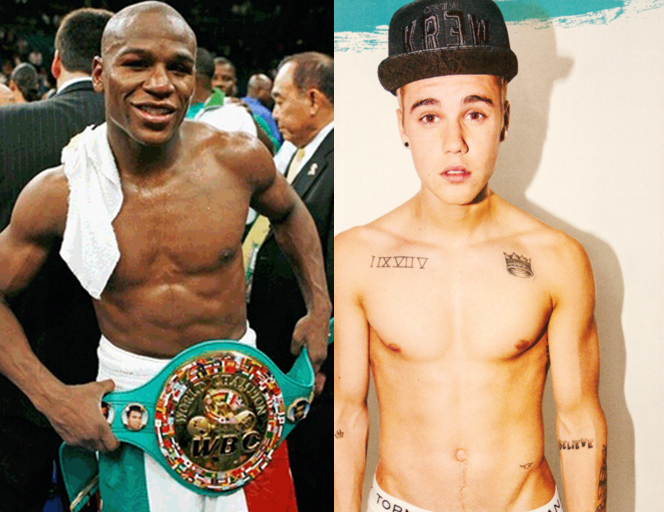 Justin Bieber vs. Floyd Mayweather