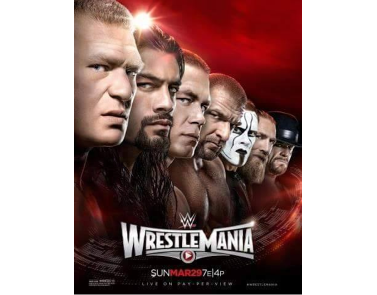 WWE WrestleMania 31 - Match Card!