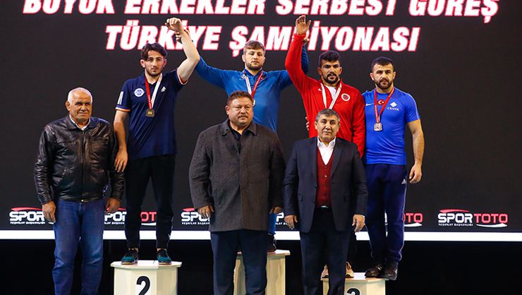 Türkiye Serbest Güreş Şampiyonası sona erdi. İşte Sonuçlar
