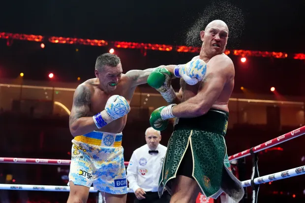 Fury vs Usyk Unvan Birleştirme Maçı Nefes Kesti