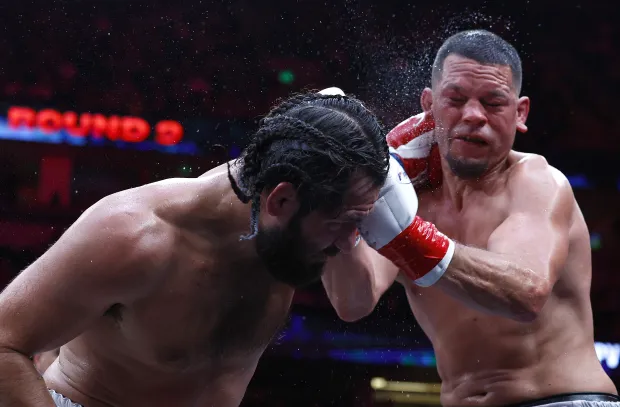 Nate Diaz vs Masdival Boks Maçında Kapıştı